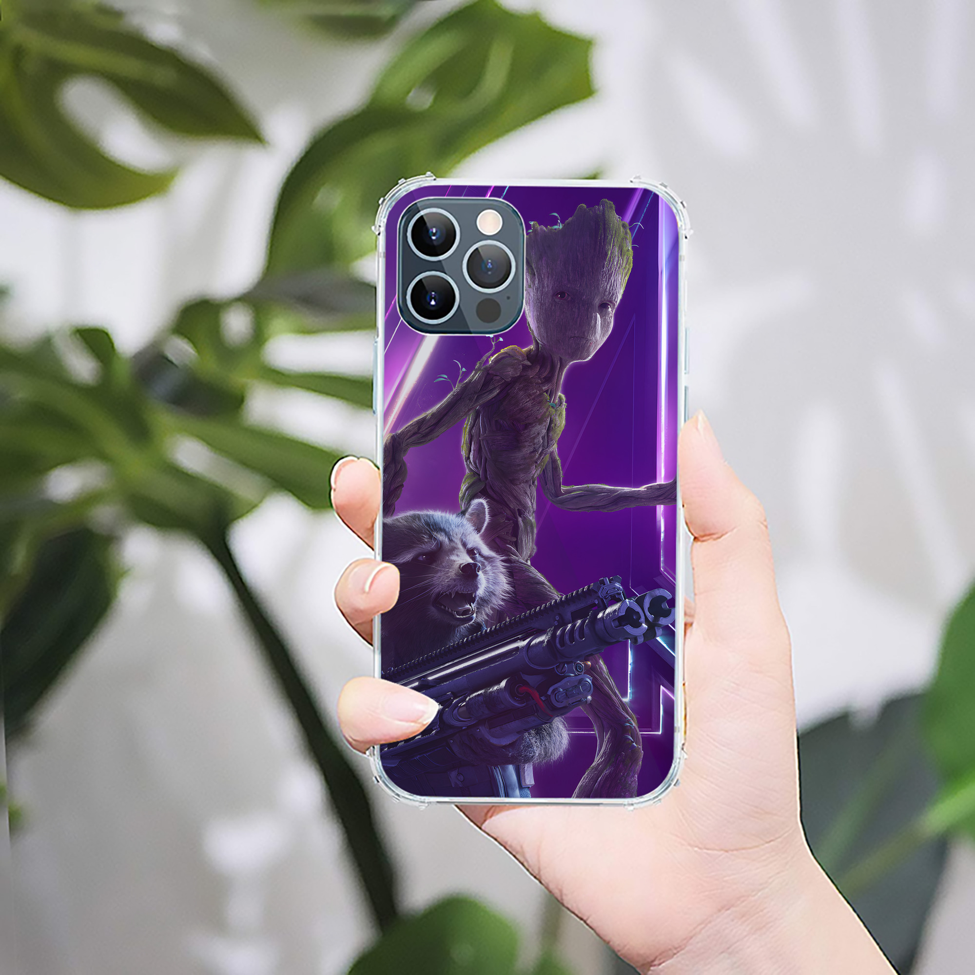 （画像用） アベンジャーズ The Avengers 【iPhone 12シリーズ対応】透明スマホケース（クリアソフトケース）
